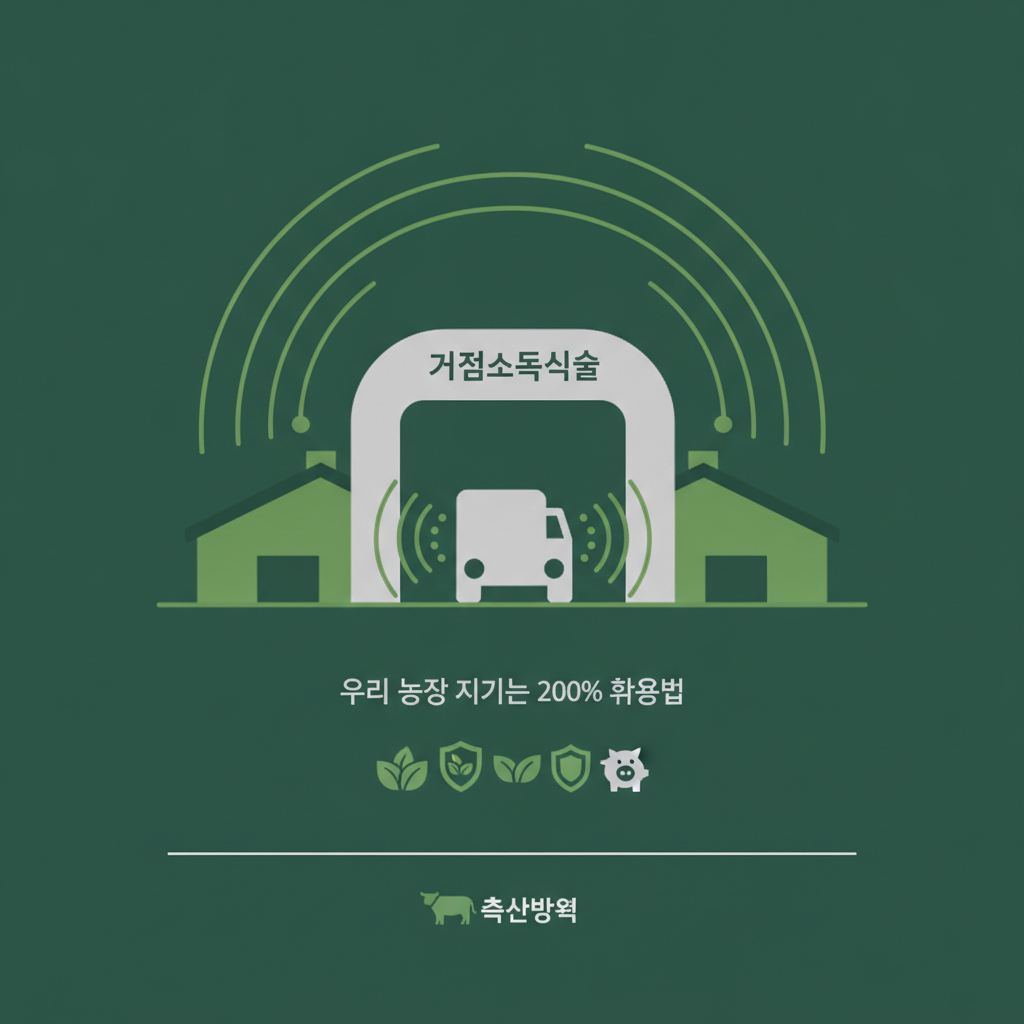 거점소독시설, 그냥 통과만 하시나요? 우리 농장 지키는 200% 활용법