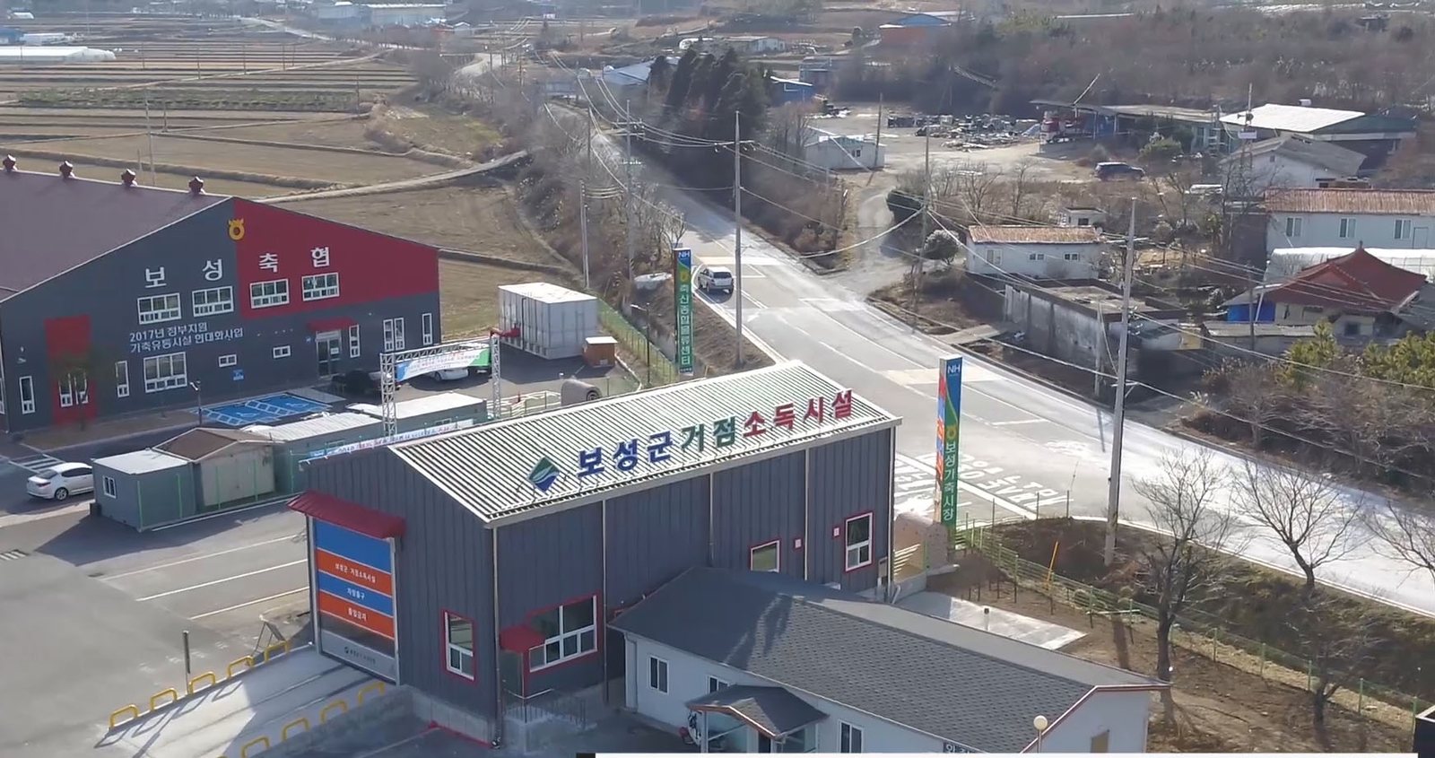보성군 거점소독시설 전경. 2019년 설치, 2022년 촬영